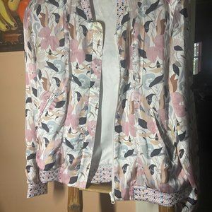 Floral print Bomber Jacket Size Small